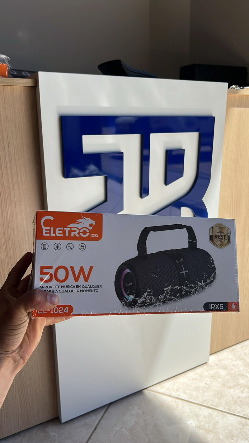 Caixinha de som eletro 50 w